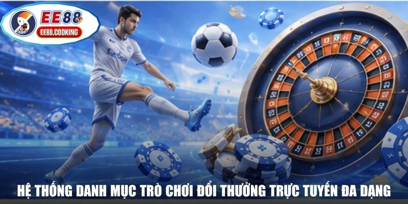 Hệ thống danh mục trò chơi đổi thưởng trực tuyến đa dạng
